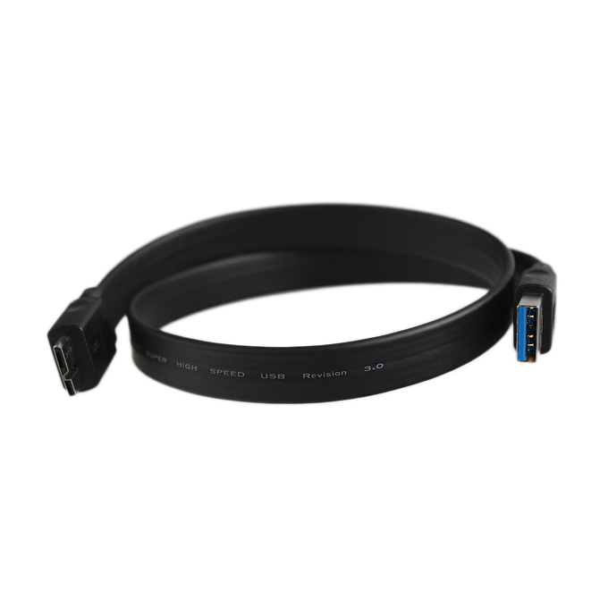 1.6FT/0.6M USB 3.0 A Male to Type B Micro HDMI Male Super Speed Adapter Cable - Black
