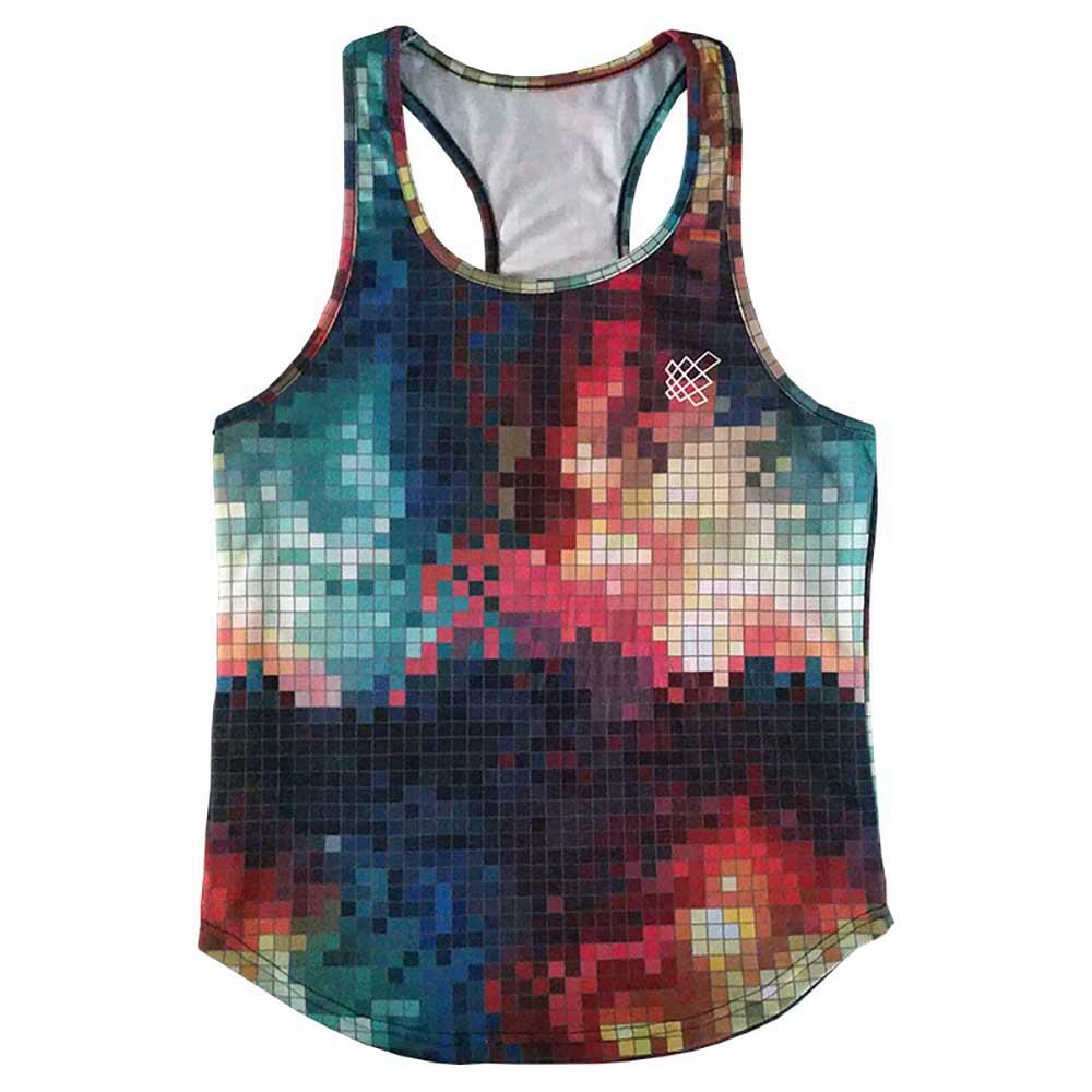Men Sports Fitness Breathable Slim Vest Size M - Lattice