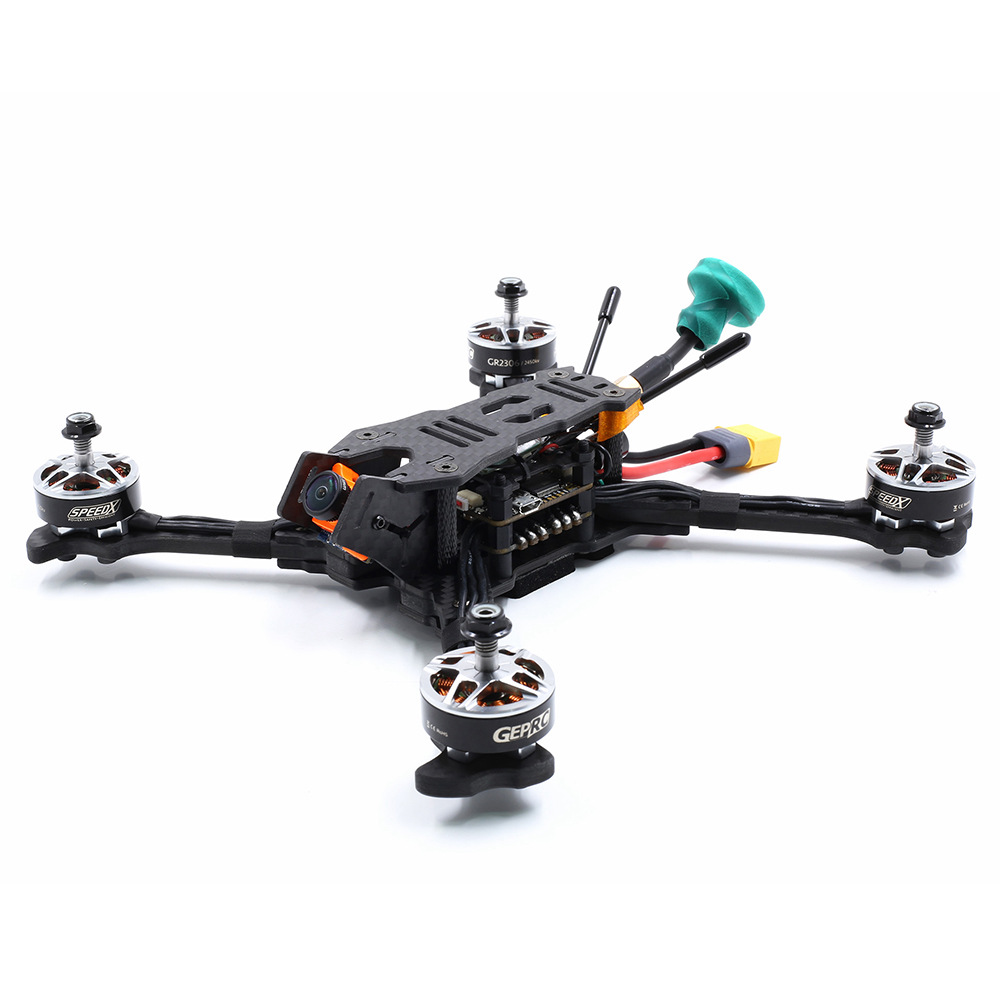 GEPRC Pika 220mm FPV Racing Drone F4 FC OSD 40A 4In1 BLHeli_S ESC Runcam Swift Mini 2 Camera Frsky PNP