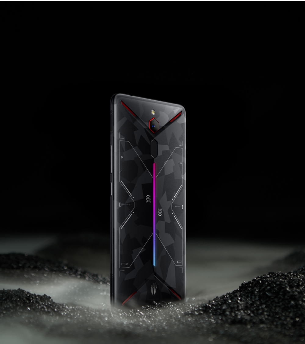 Nubia Red Magic Mars 6.0 Inch 4G LTE Gaming Smartphone Snapdragon 845 8GB 128GB 16.0MP Rear Camera Android 9.0 Type-C Touch ID OTG - Black