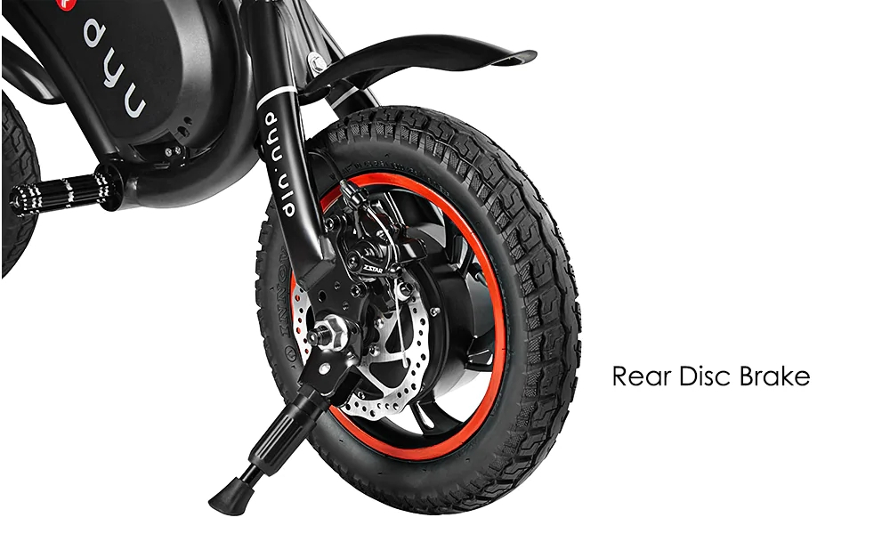 [Standard Edition] F-wheel D1 DYU Electric Bike Folding Design Smart Controlling 12 Inch Wheels - White