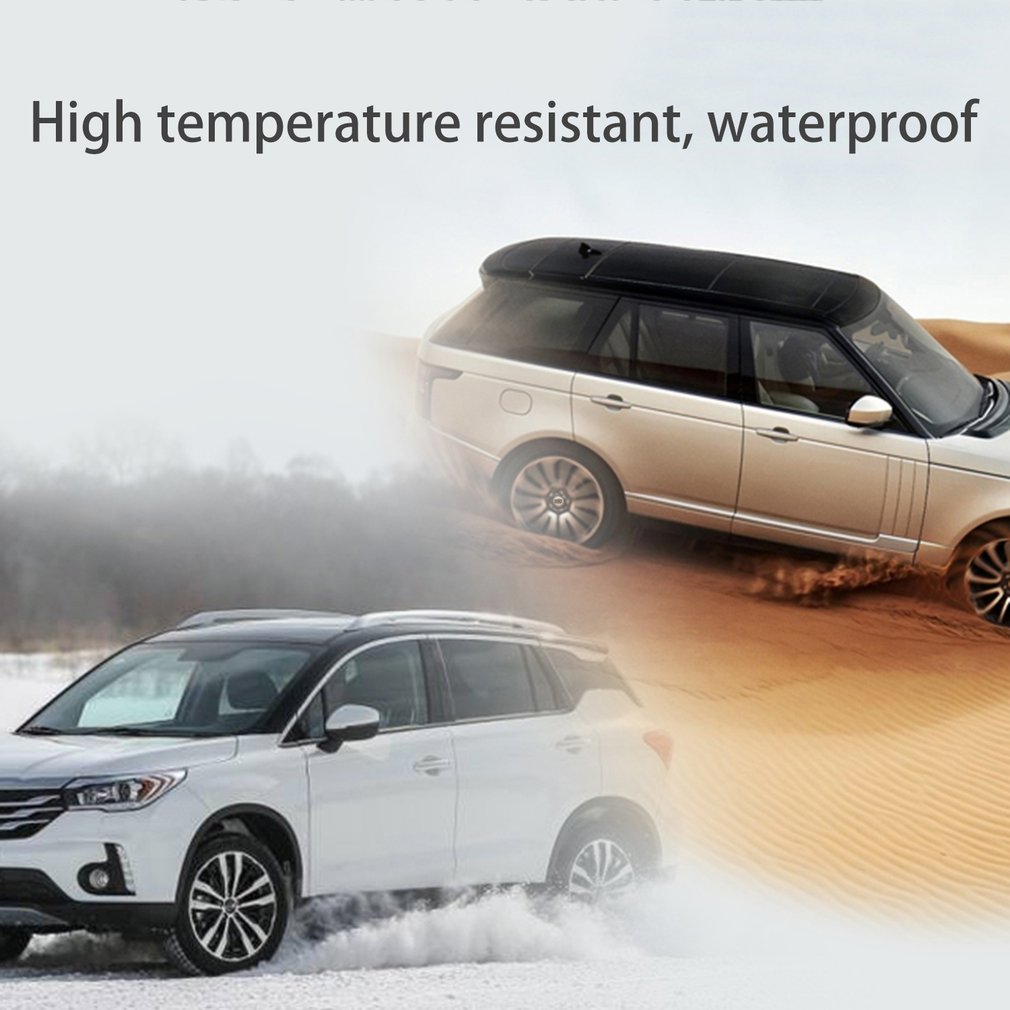 Solar Power Smart Safety Tyre Pressure Monitoring System Set Tool Kit - Black