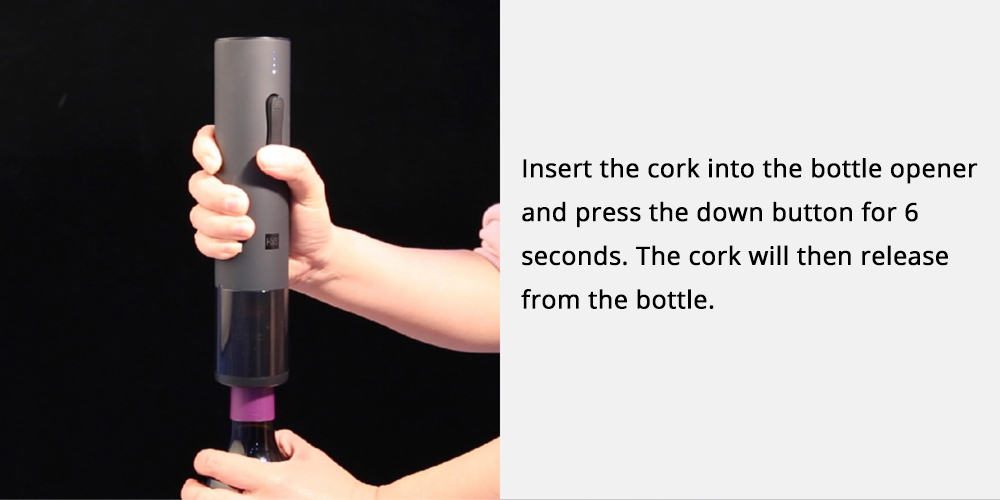 Xiaomi HuoHou Wine Electric Bottle Opener Black