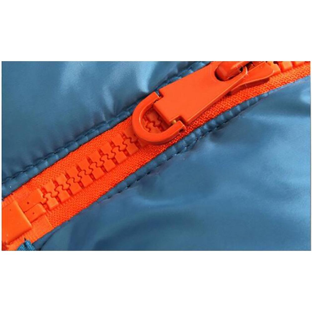 Agai-mccf Men's Leisure Hooded Candy Color Down Jacket (Warm Coat Size M) - Blue + Orange