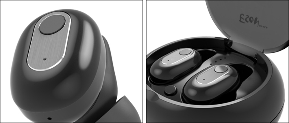 S991 TWS Earphones Dual Bluetooth 5.0+EDR 6.5H Play Time - Black