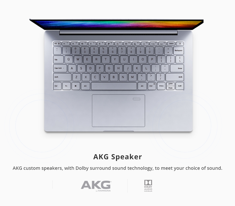 Xiaomi Mi Notebook Air 13.3" 1920*1080 Intel Core i3-8130U Dual Core 8GB DDR4 128GB SSD Intel UHD Graphics 620 Fingerprints - Silver