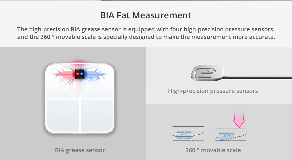[CN Version]HUAWEI Honor Body Fat Smart Scale BIA Fat Electrodeless Measurement 11 Testing Data APP Control - White
