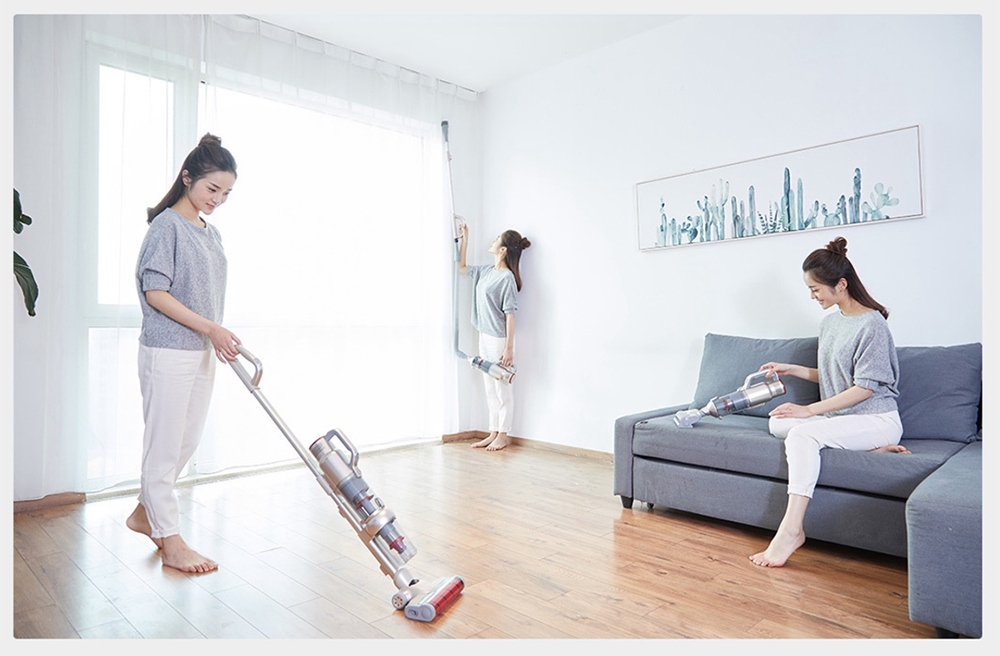 [International Version] Xiaomi LEXY JIMMY JV71 Vertical Cordless Stick Vacuum Cleaner 130AW Powerful Suction Anti-winding Hair Mite Cleaning - Champagne gold