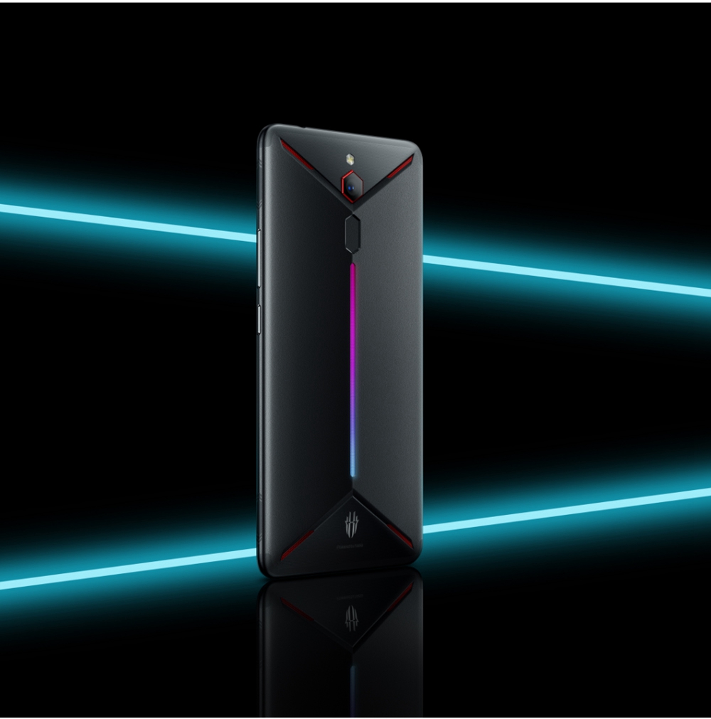 Nubia Red Magic Mars 6.0 Inch 4G LTE Gaming Smartphone Snapdragon 845 8GB 128GB 16.0MP Rear Camera Android 9.0 Type-C Touch ID OTG - Black