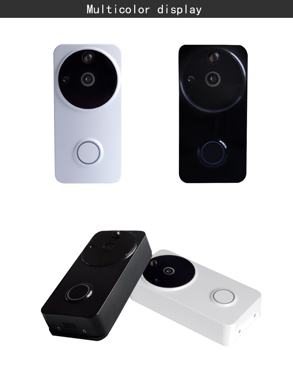 Danmini WF04 WIFI Wireless Smart Video Intercom Doorbell APP Remote Video Intercom - White
