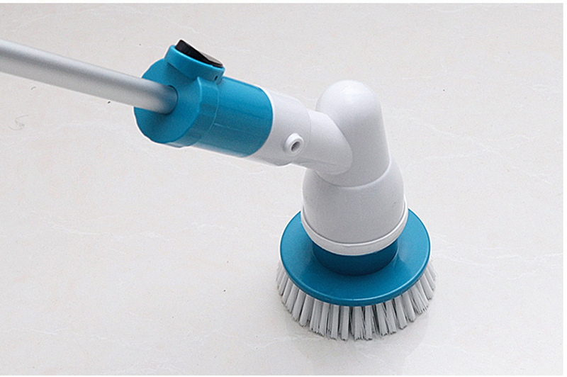 Electric Spin Scrubber Multi-function Automatic Cordless Cleaning Brush Household Cleaning Set - EU Plug