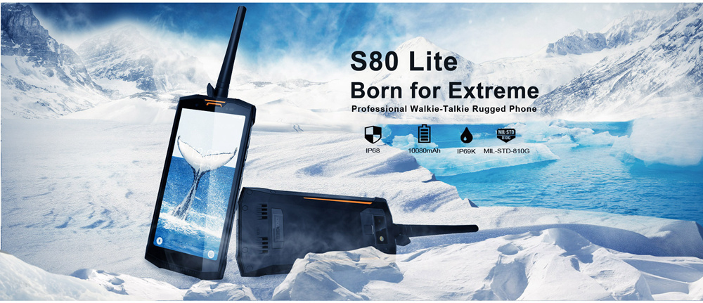[HK Stock]DOOGEE S80 Lite 5.99 Inch 4G LTE Smartphone Helio P23 4GB 64GB 13.0MP+8.0 Dual Rear Cameras Android 8.1 IP68 Walkie Talkie NFC 10080mAh - Orange