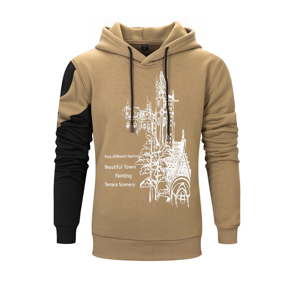 khaki color hoodie