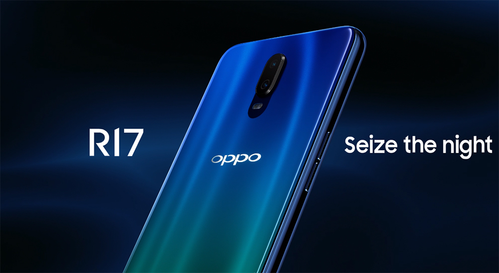OPPO R17 6.4 Inch 4G LTE Smartphone Snapdragon 670 6GB 128GB 16.0MP+5.0MP Dual Rear Cameras Android 8.1 In-display Fingerprint Fast Charge - Ambient Blue