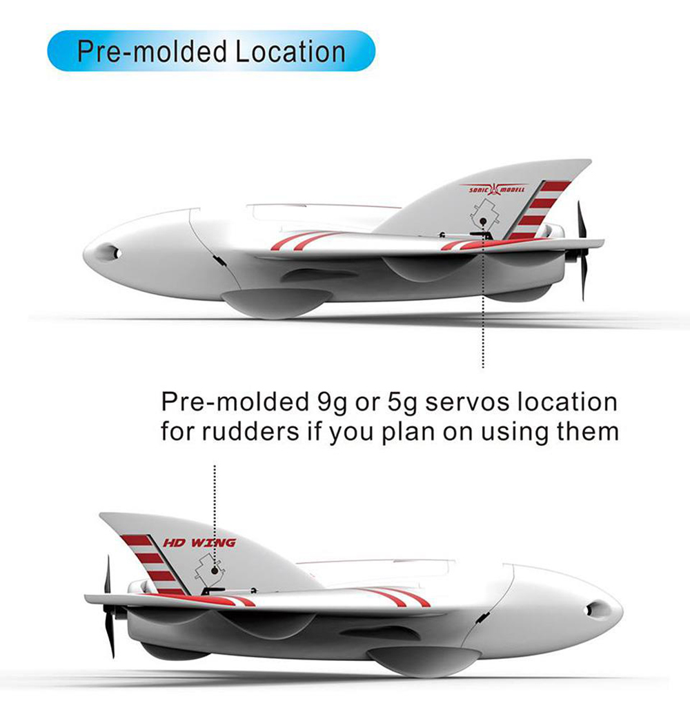Sonicmodell HD Wing EPO FPV Flying Wing 1213mm Wingspan RC Airplane PNP