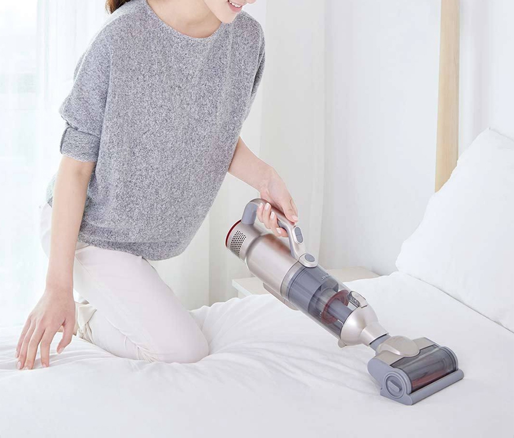 [International Version] Xiaomi LEXY JIMMY JV71 Vertical Cordless Stick Vacuum Cleaner 130AW Powerful Suction Anti-winding Hair Mite Cleaning - Champagne gold