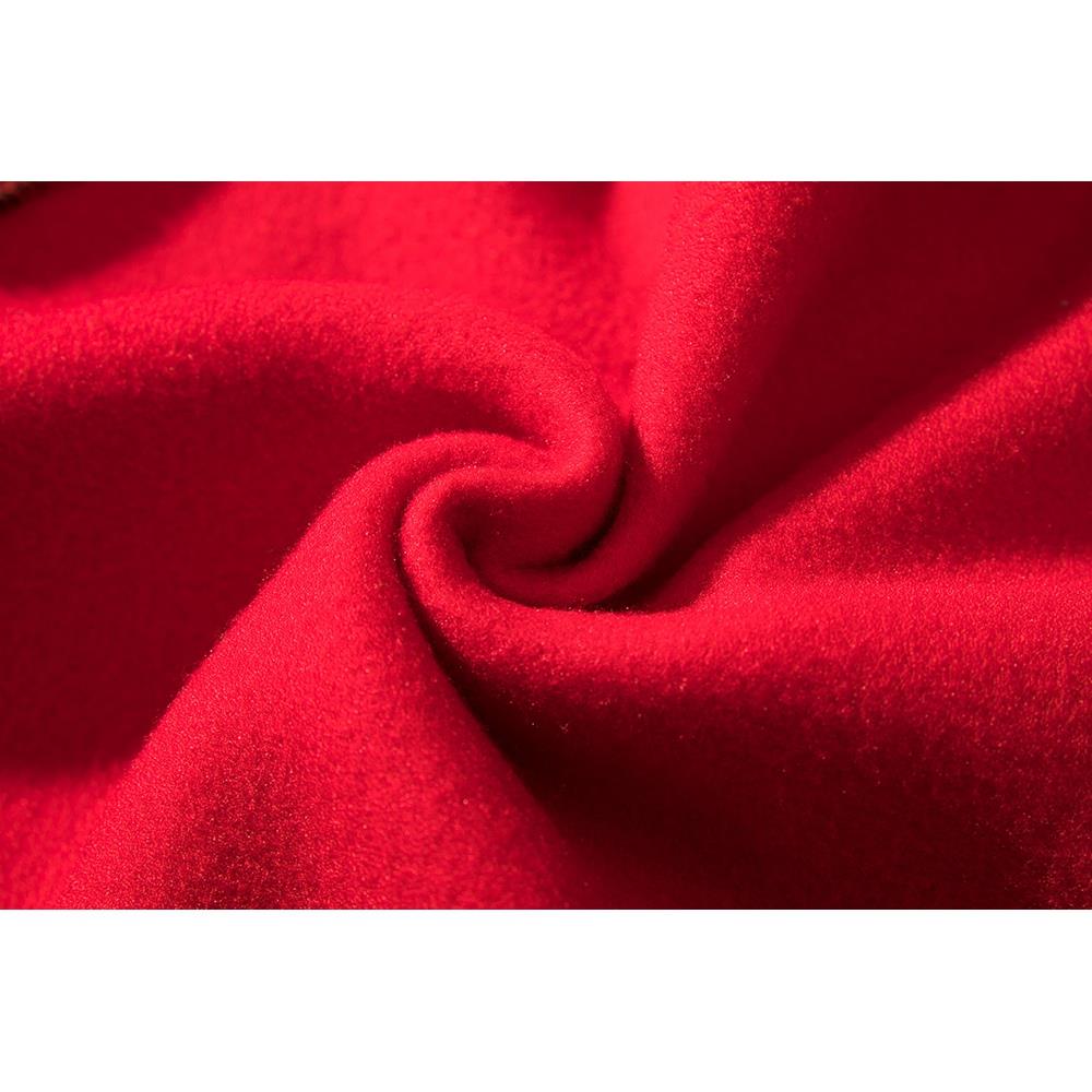 WY39 Men's Autumn Winter Raglan Hoodie (Color Block Breathable Size M) - Red