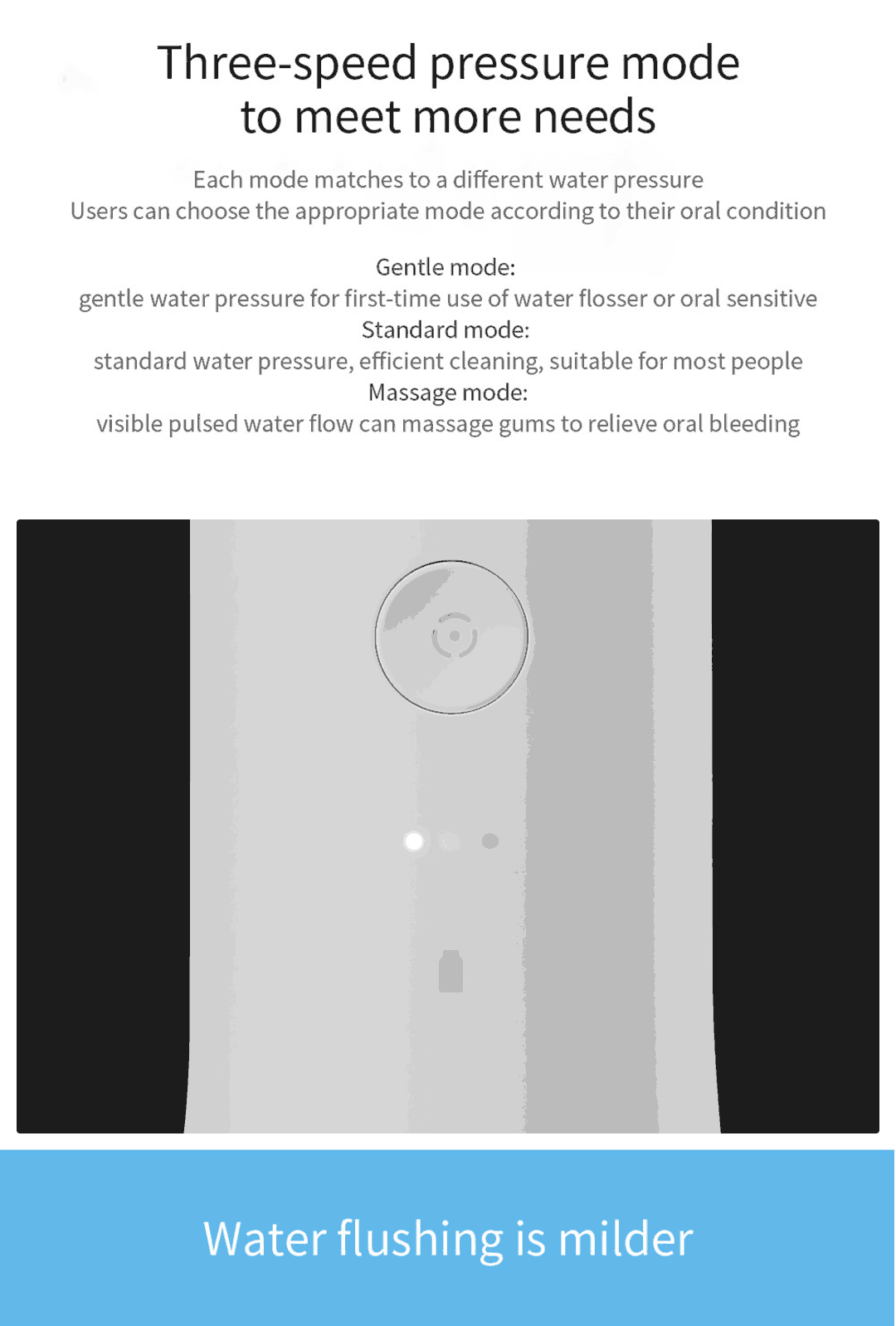 Xiaomi SOOCAS W3 Portable Electric Oral Irrigator Blue White