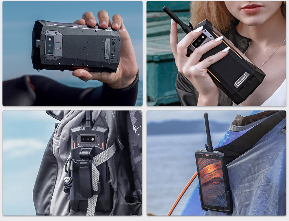 [HK Stock]DOOGEE S80 Lite 5.99 Inch 4G LTE Smartphone Helio P23 4GB 64GB 13.0MP+8.0 Dual Rear Cameras Android 8.1 IP68 Walkie Talkie NFC 10080mAh - Orange