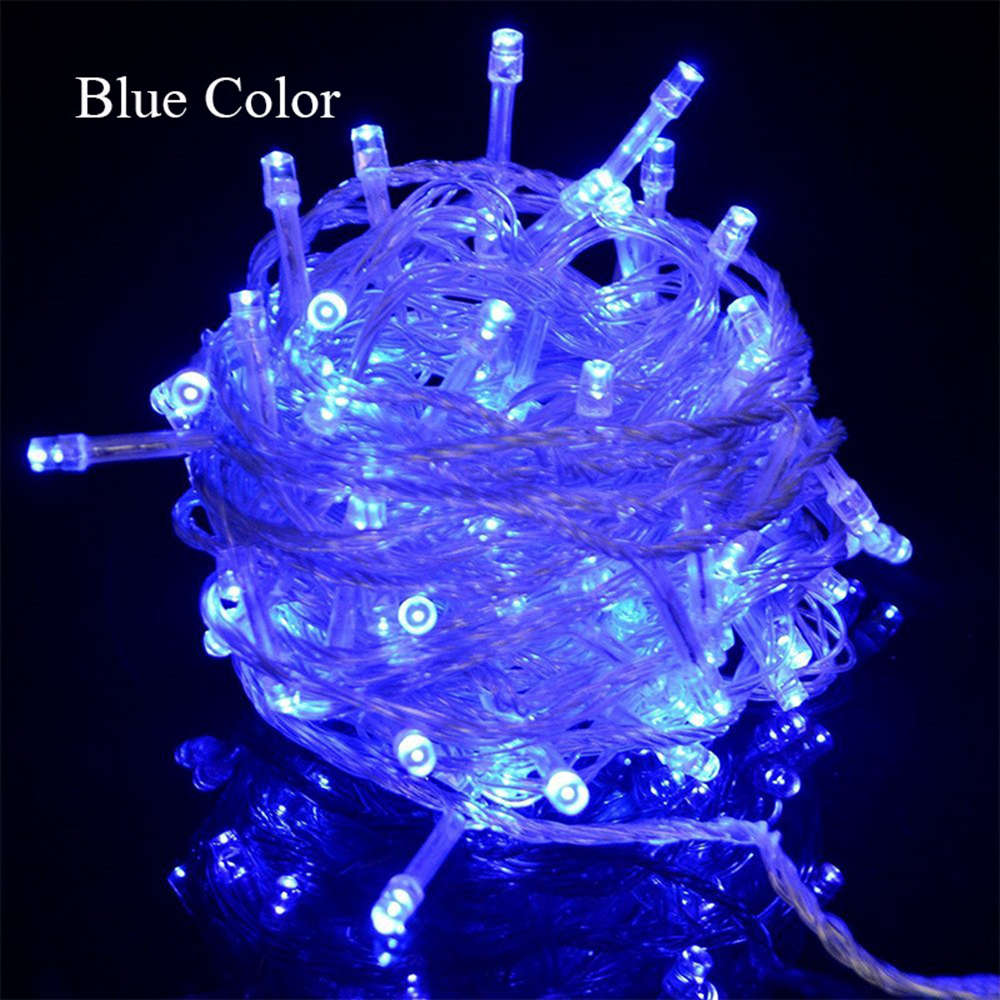 LED Icicle String Lights for Christmas Lights Outdoor Decoration Garden Party Wedding (10 Meters) - Multi-color