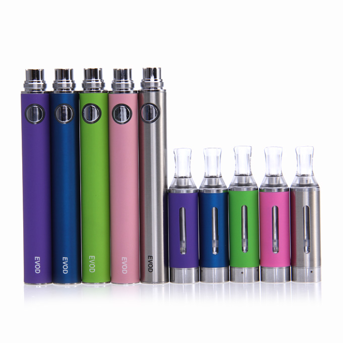 EVOD Electronic Cigarette Blister kit E-cig MT3 Atomizer 1100mAh EVOD Battery with USB Charger - Pink