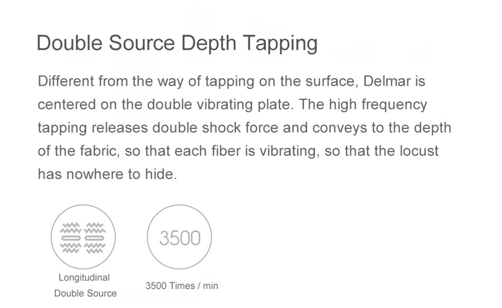 Xiaomi Deerma Wireless Handheld Vacuum Cleaner Light and Heat Mites Controller UV Sterilization Six-fold Mite-killing - White