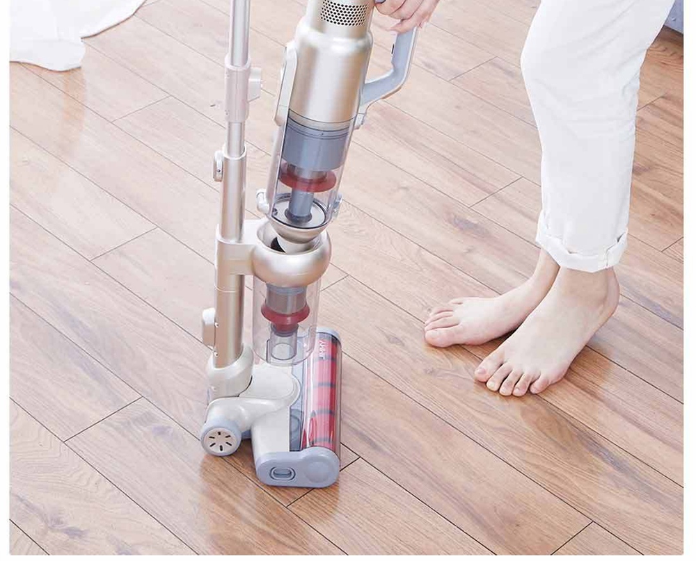 [International Version] Xiaomi LEXY JIMMY JV71 Vertical Cordless Stick Vacuum Cleaner 130AW Powerful Suction Anti-winding Hair Mite Cleaning - Champagne gold