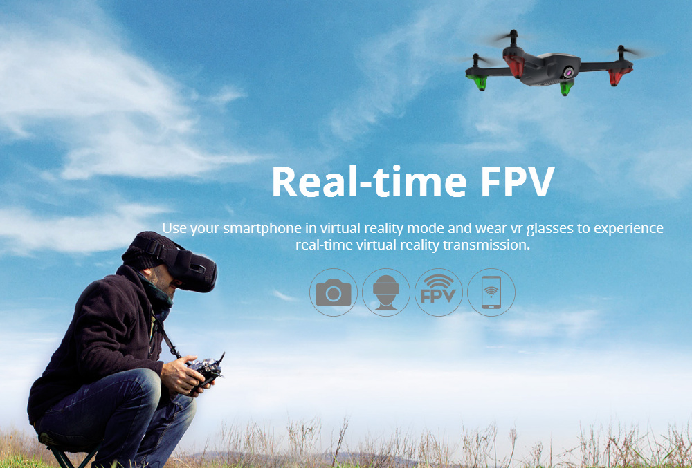 UDI R/C U52G MIRAGE PRO HD 1080P 5G WIFI FPV GPS Brushless RC Drone Quadcopter With Follow Me Mode RTF