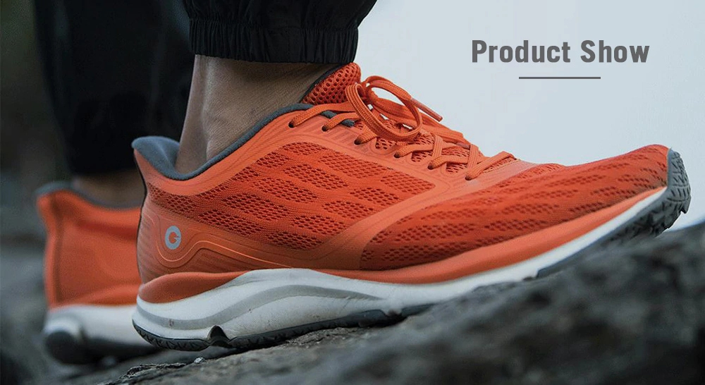 Xiaomi AMAZFIT Unisex Sneakers (Shock-absorb Anti-slip Outsole Outdoor Athletic Running Shoes Size EU39 Men) - Black