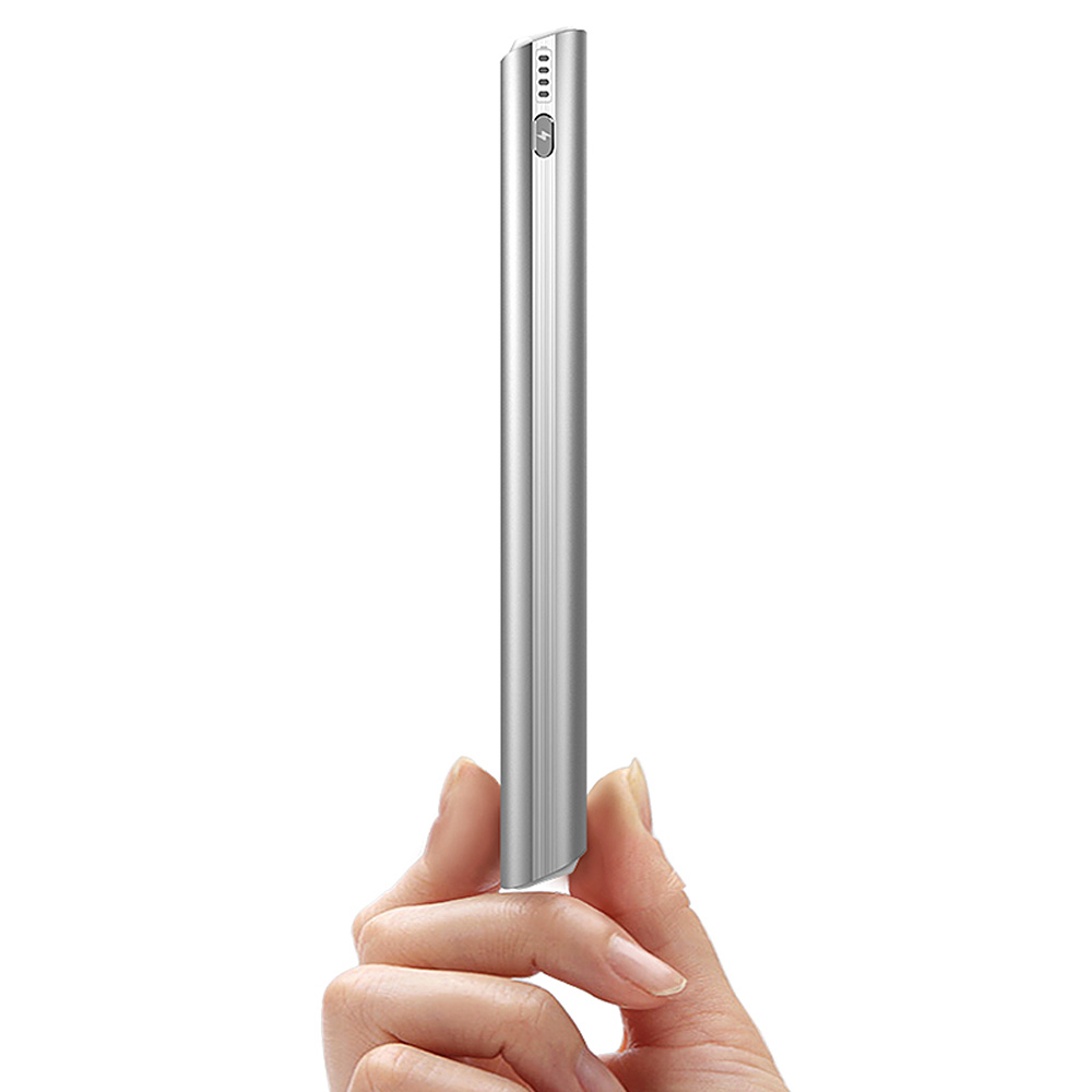 [HK Stock]Original ROMOSS GT1 10000mAh Dual USB Li-polymer Power Bank Mobile Power Charger - Silver