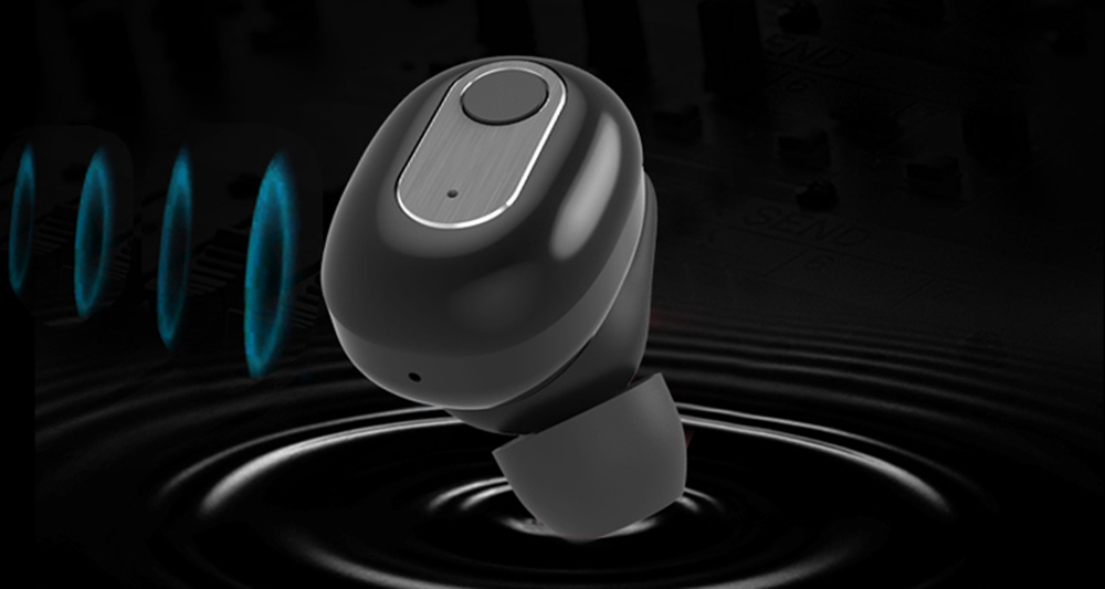 S991 TWS Earphones Dual Bluetooth 5.0+EDR 6.5H Play Time - Black