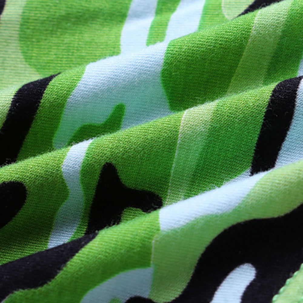 K004 Men Sexy Breathable Underpants U Convex Elastic Boxers Underwear Size L - Light Green