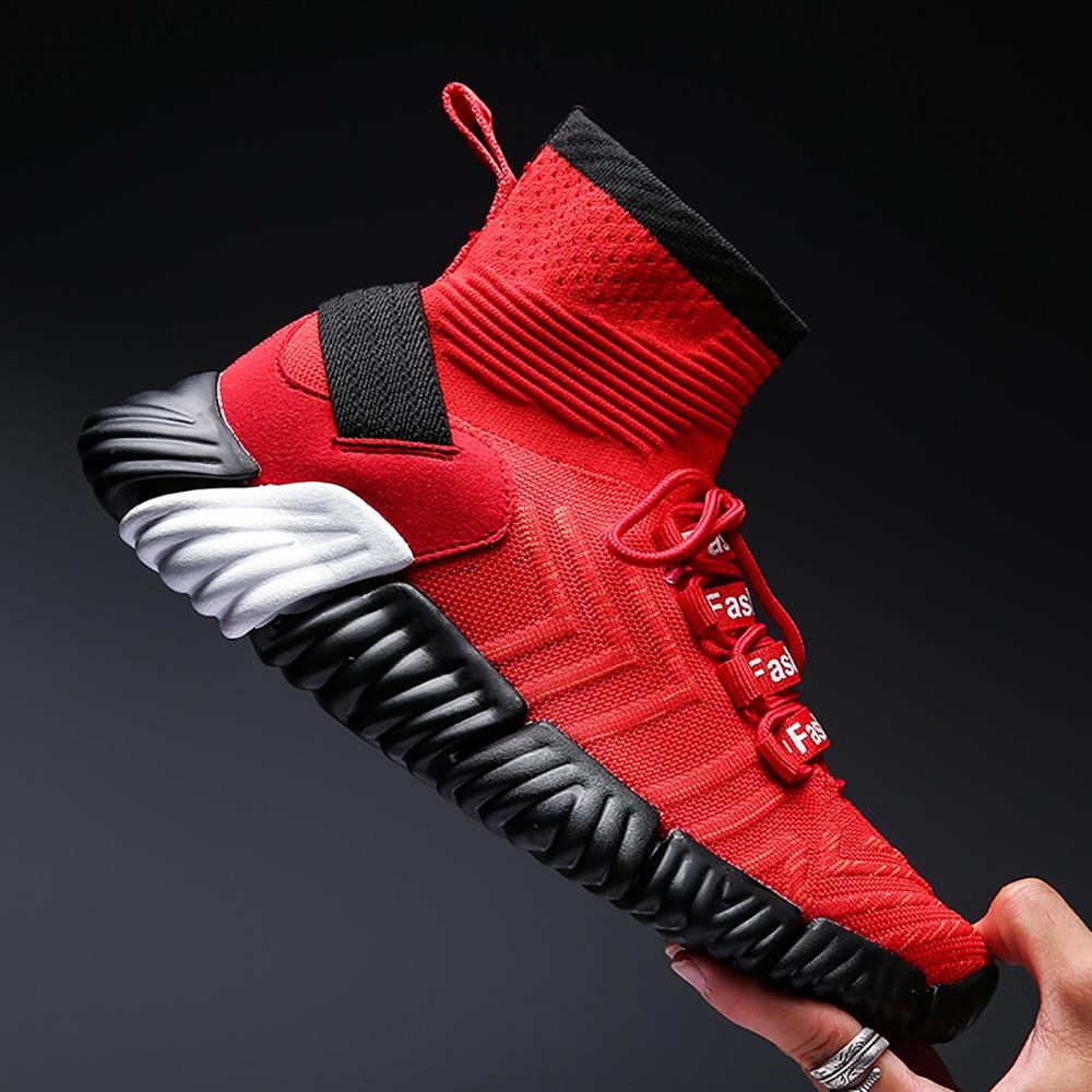 mens red tennis shoes