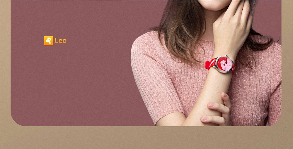 [Constellation Edition] Lenovo Watch 9 Quartz Smartwatch 5ATM Water Resistant Bluetooth 5.0 Sapphire Glass Heart Rate Monitor - Purple Libra