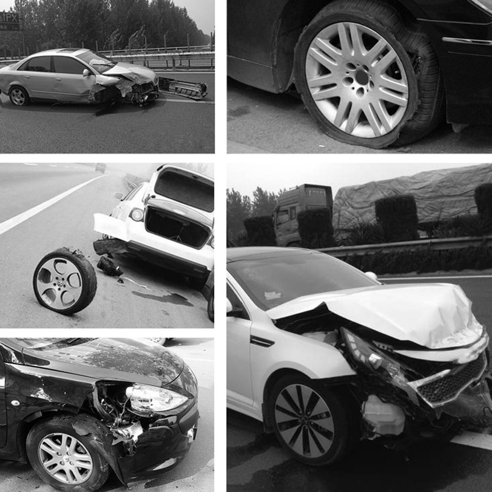 Solar Power Smart Safety Tyre Pressure Monitoring System Set Tool Kit - Black