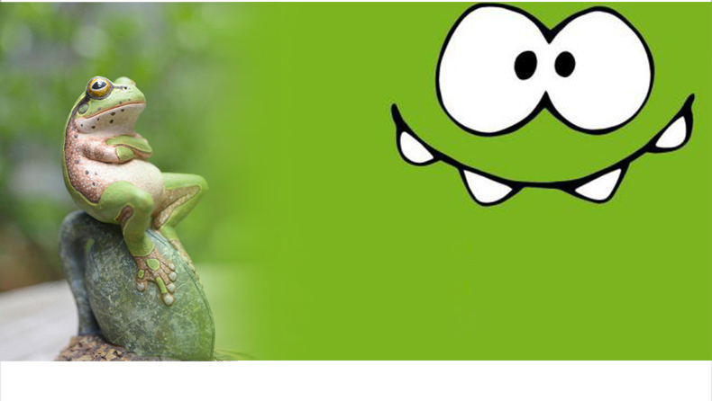 FUMAT Tiffany Style Stained Glass Handcrafted Table Lamp - Creative Frog Design