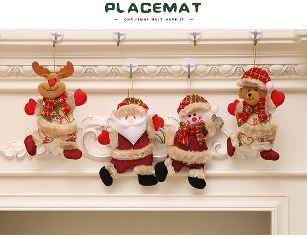 1PC Cute Christmas Tree Decoration Pendant Bear