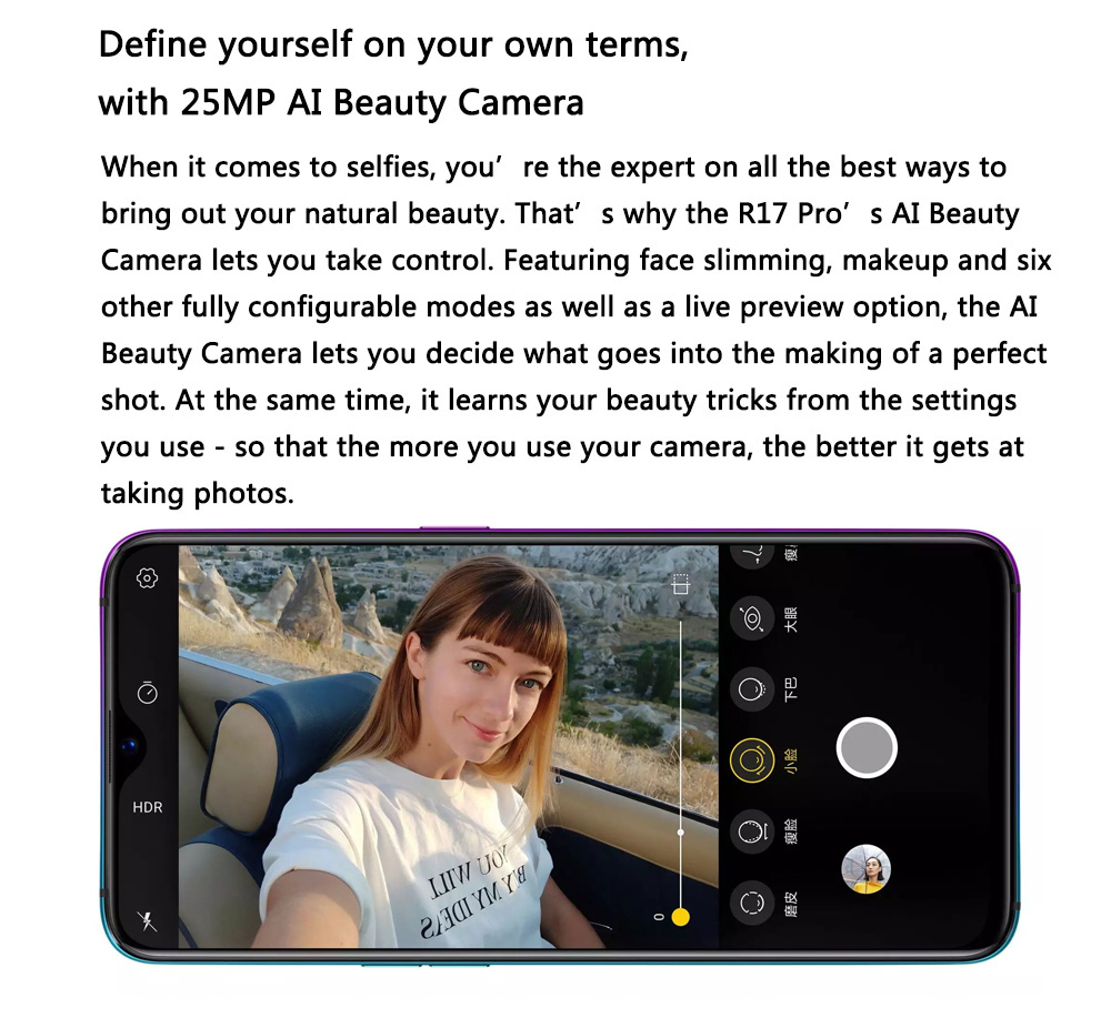 OPPO R17 Pro 6.4 Inch 4G LTE Smartphone Snapdragon 710 8GB 128GB 12.0MP+20.0MP+3D Triple Rear Cameras Android 8.1 In-display Fingerprint Fast Charge - Emerald Green