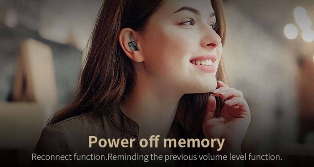 S991 TWS Earphones Dual Bluetooth 5.0+EDR 6.5H Play Time - Black