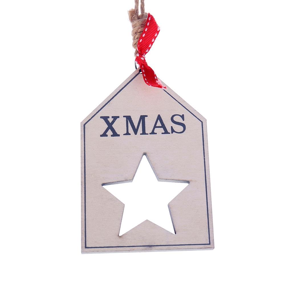 20LEDs Natural Dried Wreath DIY Pentagram Rattan String Light Wreaths Christmas Door Wall Wedding Decoration - Warm White