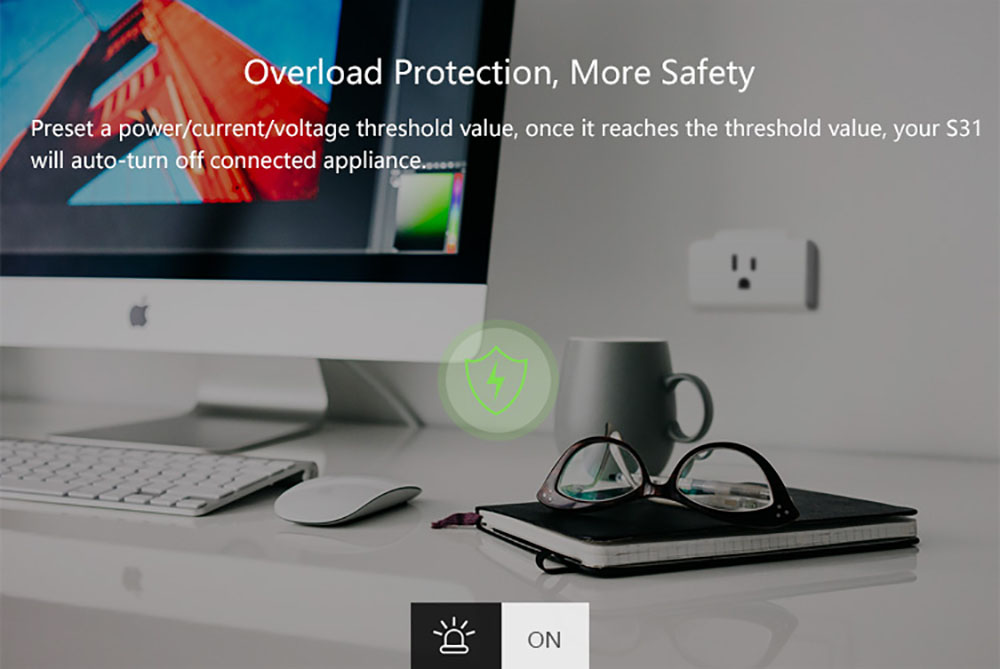 Sonoff S31 US 16A Mini Wifi Smart Socket Home Power Consumption Measure Monitor Energy Usage - White