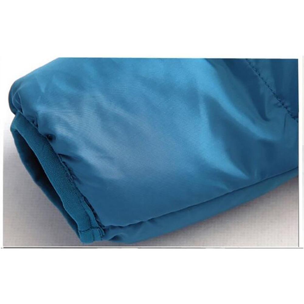 Agai-mccf Men's Leisure Hooded Candy Color Down Jacket (Warm Coat Size M) - Blue + Orange