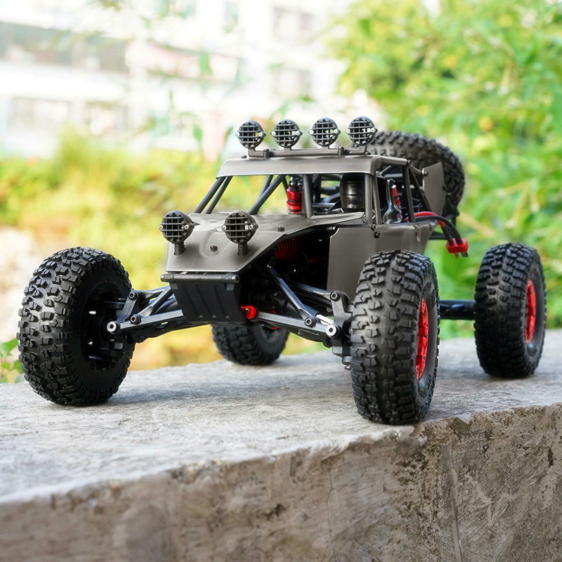 Feiyue FY03H Eagle-3 1:12 2.4G 4WD Brushed Metal Body Desert High Speed Truck Off-road RC Car RTR - Gray