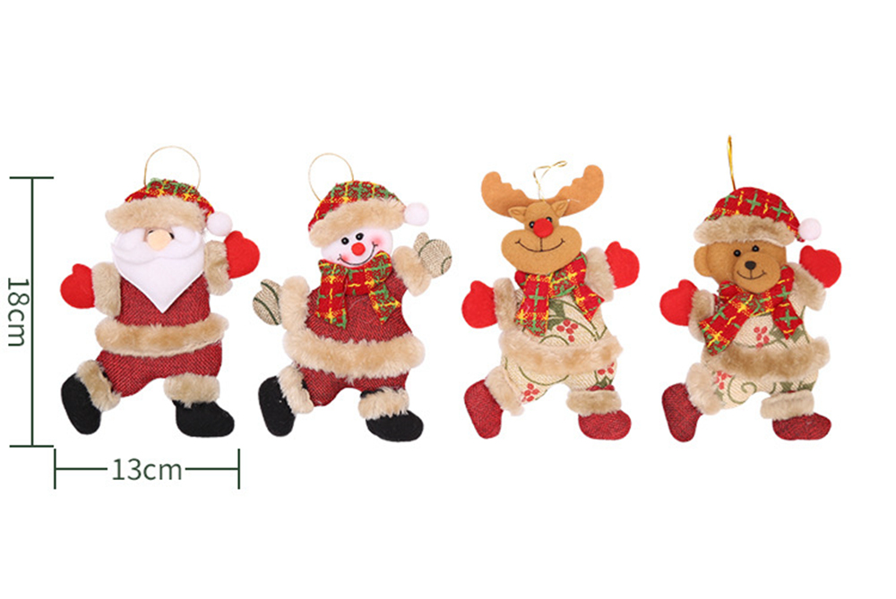 1PC Cute Christmas Tree Decoration Pendant Bear