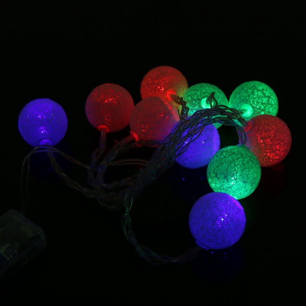 20PCS LED Battery LED String Lights for Holiday Christmas Party Garden Decoration Lights (2.3 Meters) - Multi-colour