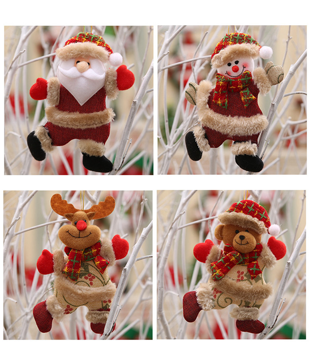 1PC Cute Christmas Tree Decoration Pendant Bear