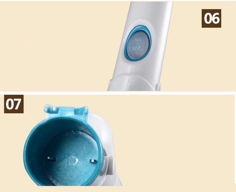 Electric Spin Scrubber Multi-function Automatic Cordless Cleaning Brush Household Cleaning Set - EU Plug