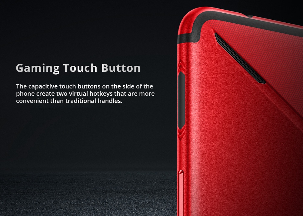 Nubia Red Magic Mars 6.0 Inch 4G LTE Gaming Smartphone Snapdragon 845 8GB 128GB 16.0MP Rear Camera Android 9.0 Type-C Touch ID OTG - Black