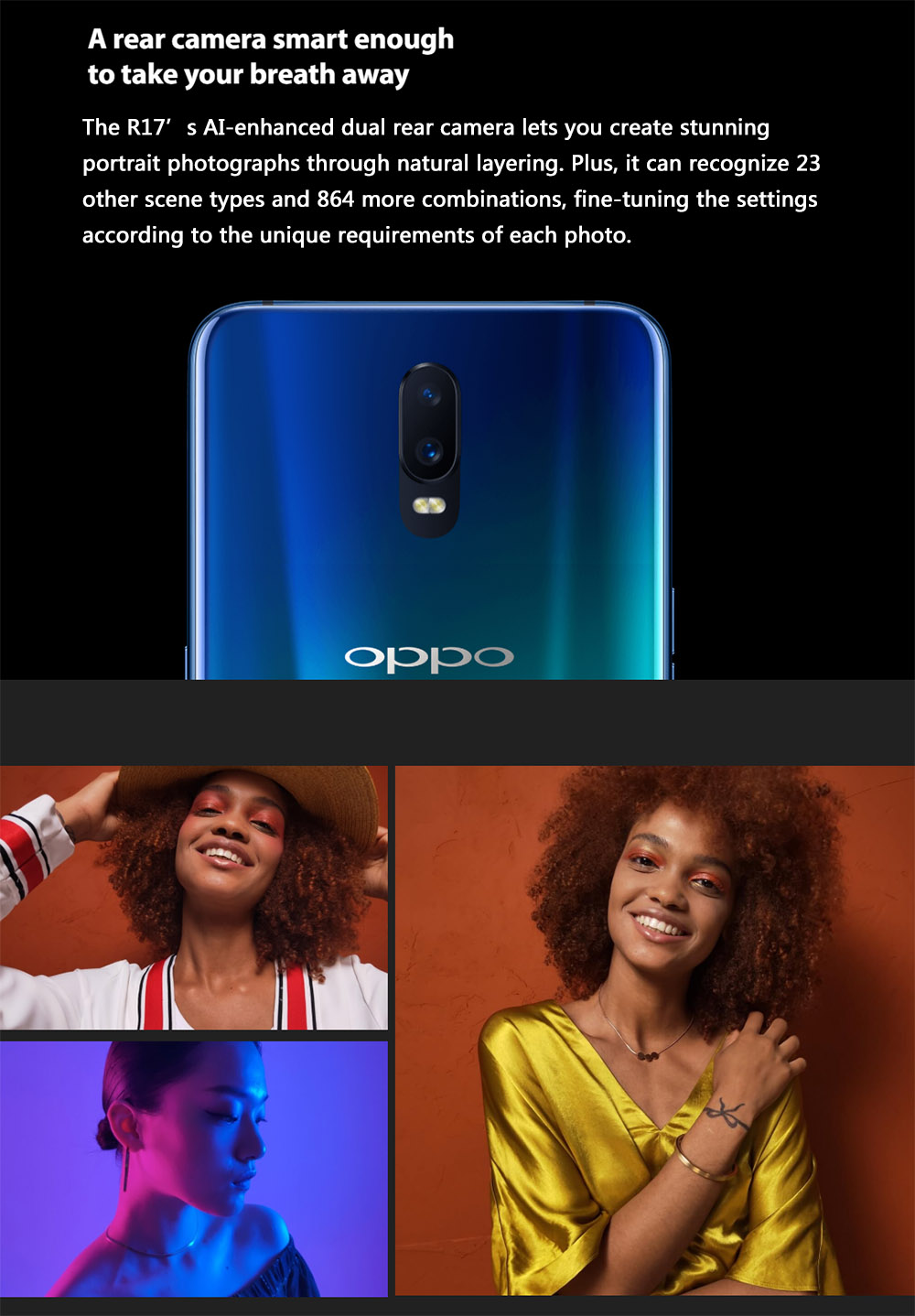 OPPO R17 6.4 Inch 4G LTE Smartphone Snapdragon 670 6GB 128GB 16.0MP+5.0MP Dual Rear Cameras Android 8.1 In-display Fingerprint Fast Charge - Neon Purple