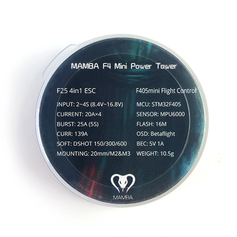 Diatone MAMBA F405 MINI Betaflight F4 Flight Controller OSD 5V/1A BEC F25 20A 2-4S DSHOT600 ESC for FPV Racing Drone